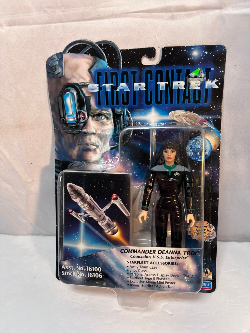1996 Playmates - Star Trek First Contact - Commander Deanna Troi - NOS